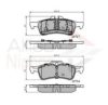 COMLINE ADB01317 Brake Pad Set, disc brake